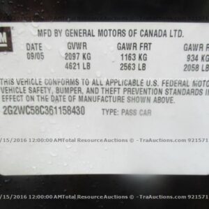 2006 PONTIAC GRAND_PRIX STEERING COLUMN - 1000507540