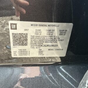 2018 CADILLAC ESCALADE THIRD SEAT SW  VAN - 1000908452